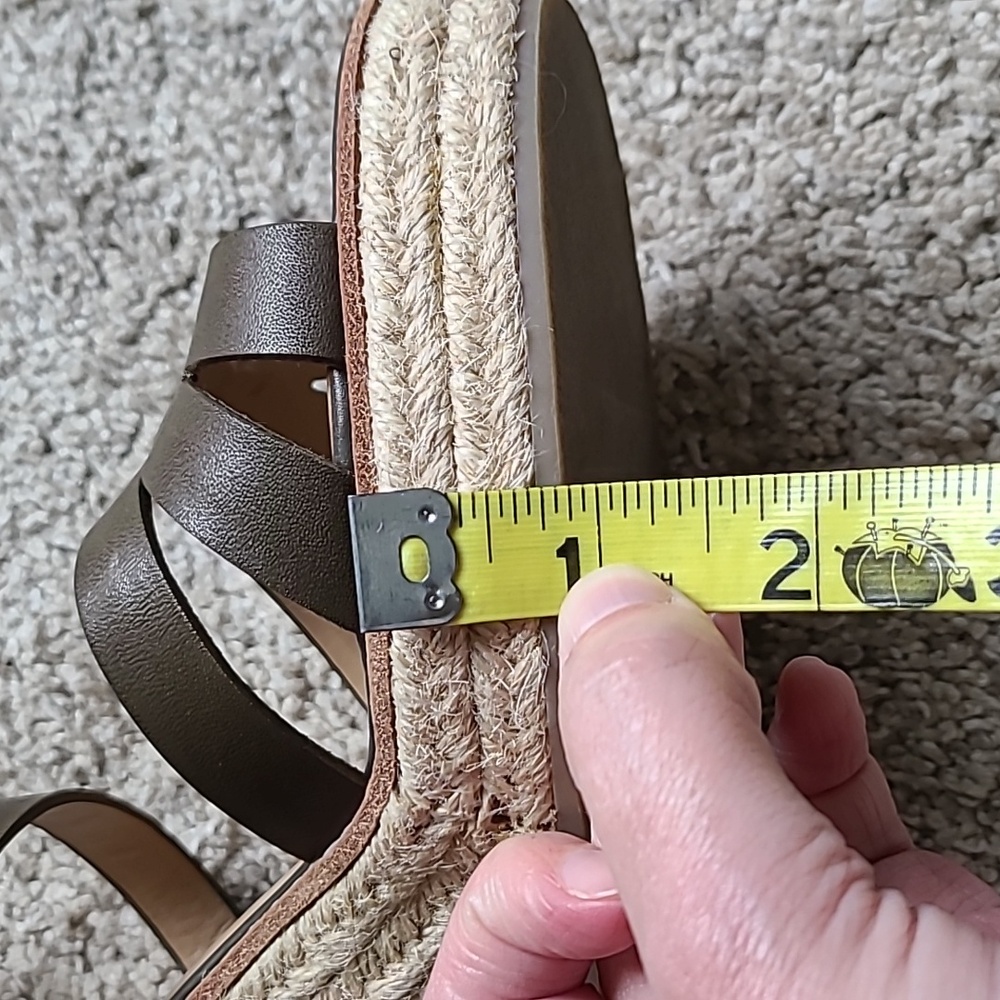 Banana Republic Bridge Espadrille Wedge Criss Cross Sandal - Picture 11 of 11